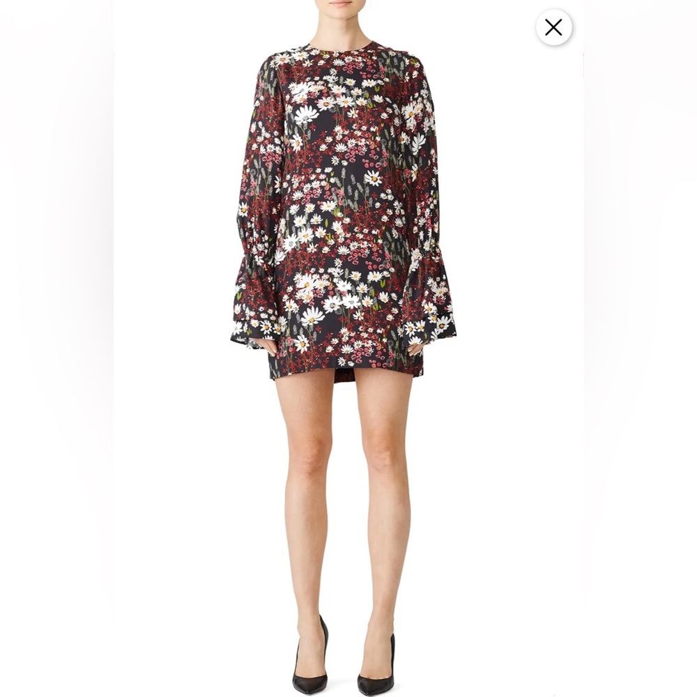MOTHER OF PEARL Wild Meadow Morgan Dress in Daisy Floral Print